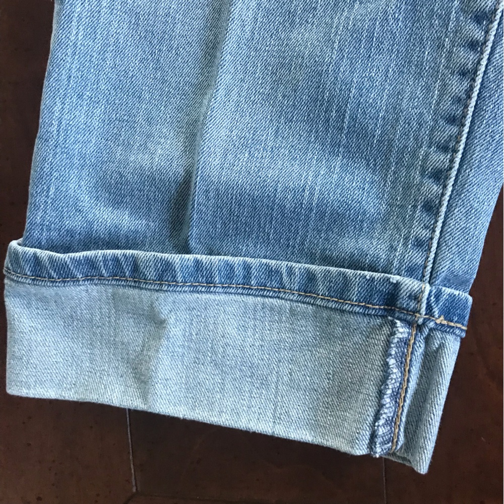 Women's Levi’s 515‎ Blue Jean Cuffed Crops Capris - Picture 7 of 10